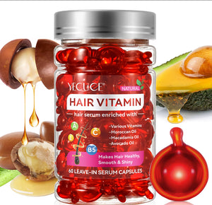 Capsules de sérum capillaire à l’huile de fruit du Maroc, enrichies en vitamines (A, C, E en acides aminés biologiques nourrissants, pour favoriser la croissance des cheveux.
Capsules de soin capillaire sans rinçage, aux huiles essentielles naturelles,