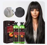 Shampoing Colorant Noir
Shampoing teinture instantanée pour cheveux
Coloration des cheveux en quelques minutes
Teinture naturelle et durable
Shampoing colorant pour femmes et hommes ! ça prend 10 à 20 minutes