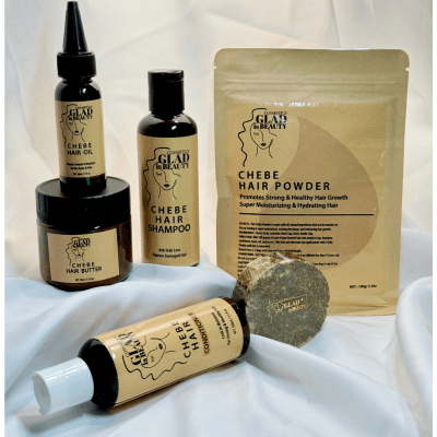 Le secret pour avoir de longs cheveux.Chébé  Ensemble de croissance capillaire Glad’isBeauty.